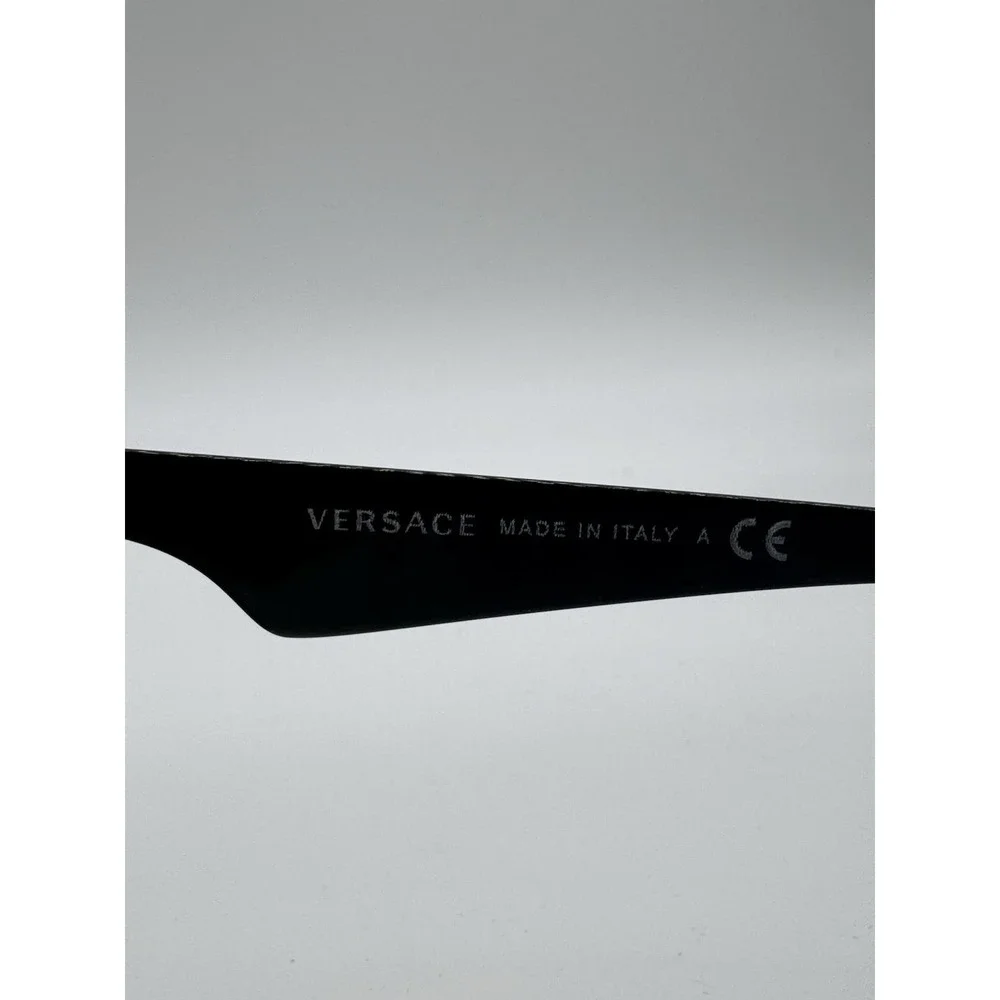 Versace VE2188 142285 Sunglasses - Black Shield‎ Frame - Yellow Mirror Lenses